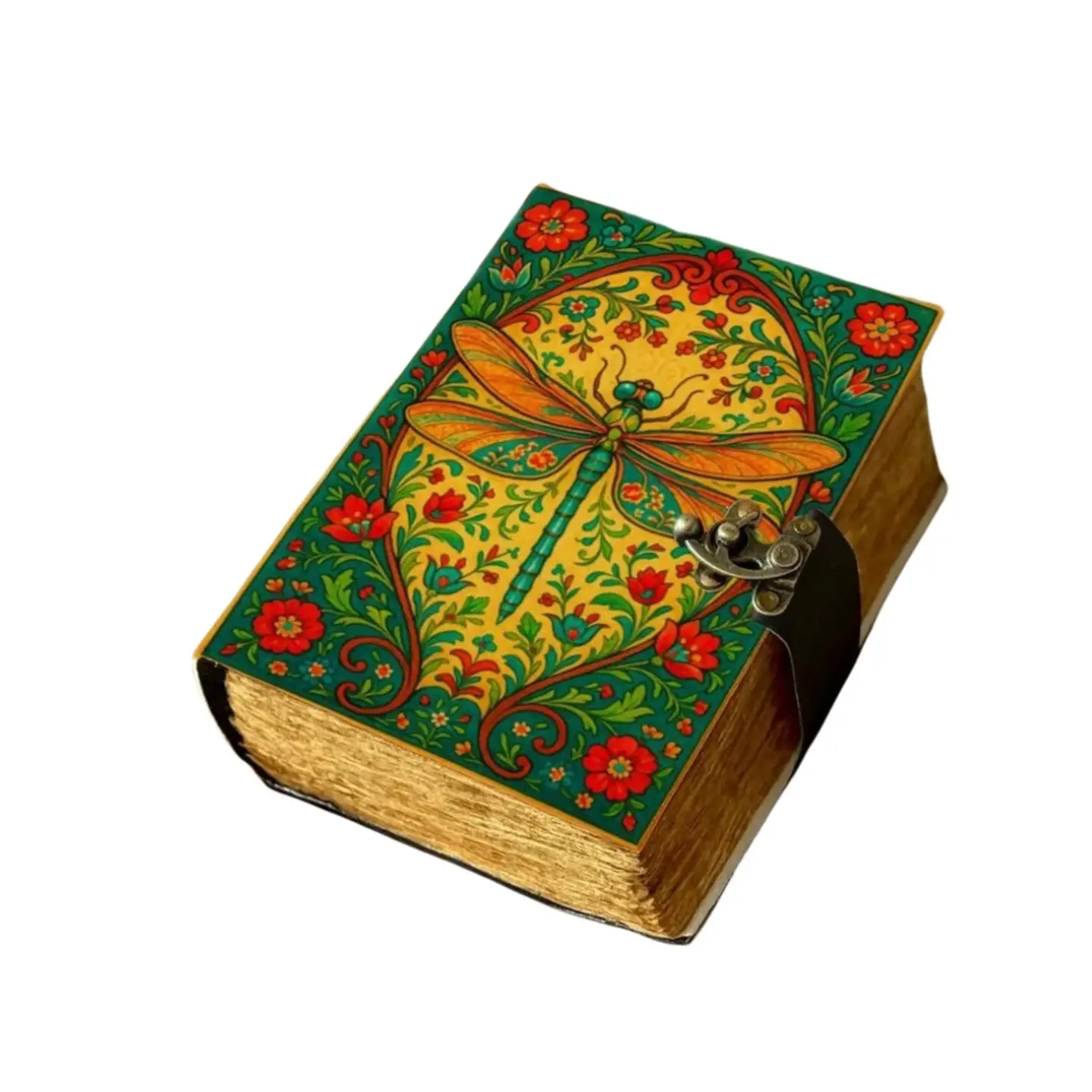 Dragonfly Vintage Leather Journal