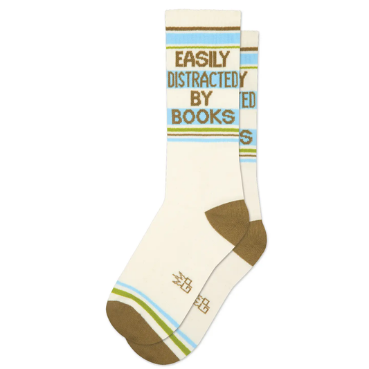 Easily Distracted By Books Socks