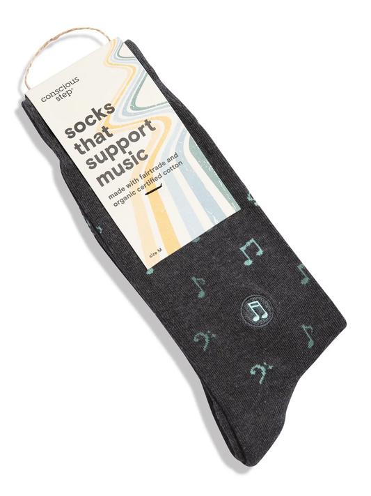 Socks That Support Music Notes