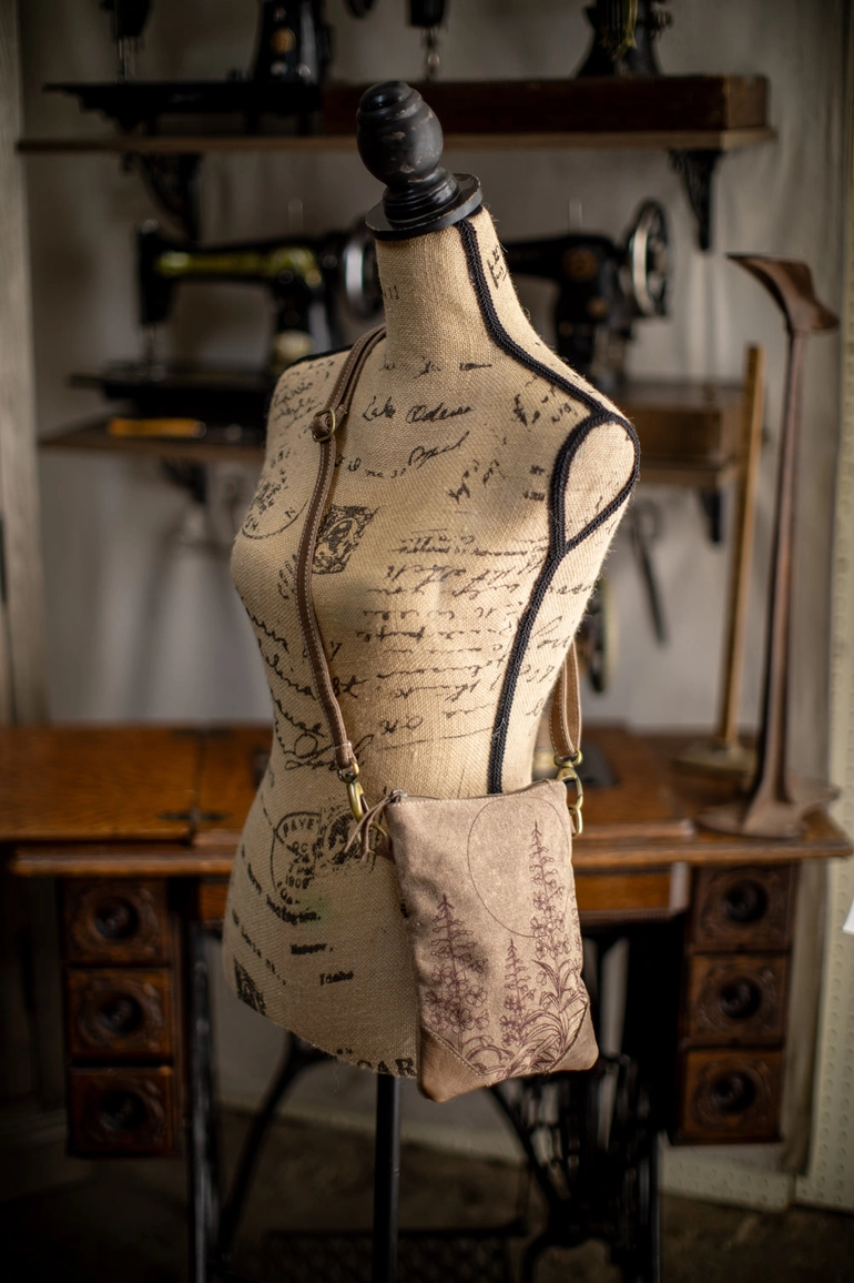 Fireweed Upcycled Canvas Small Sling Bag