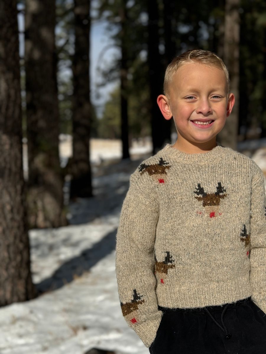 Kids Rudy Reindeer Sweater