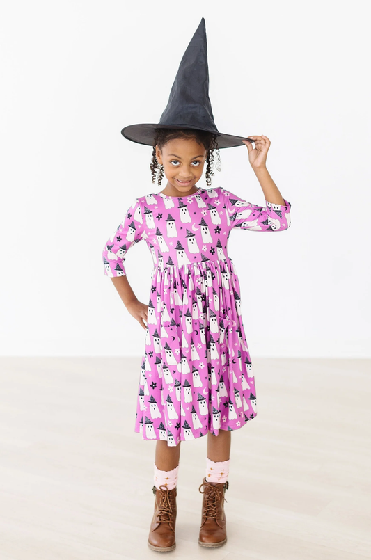 Girls Witches Boo Twirl Dress