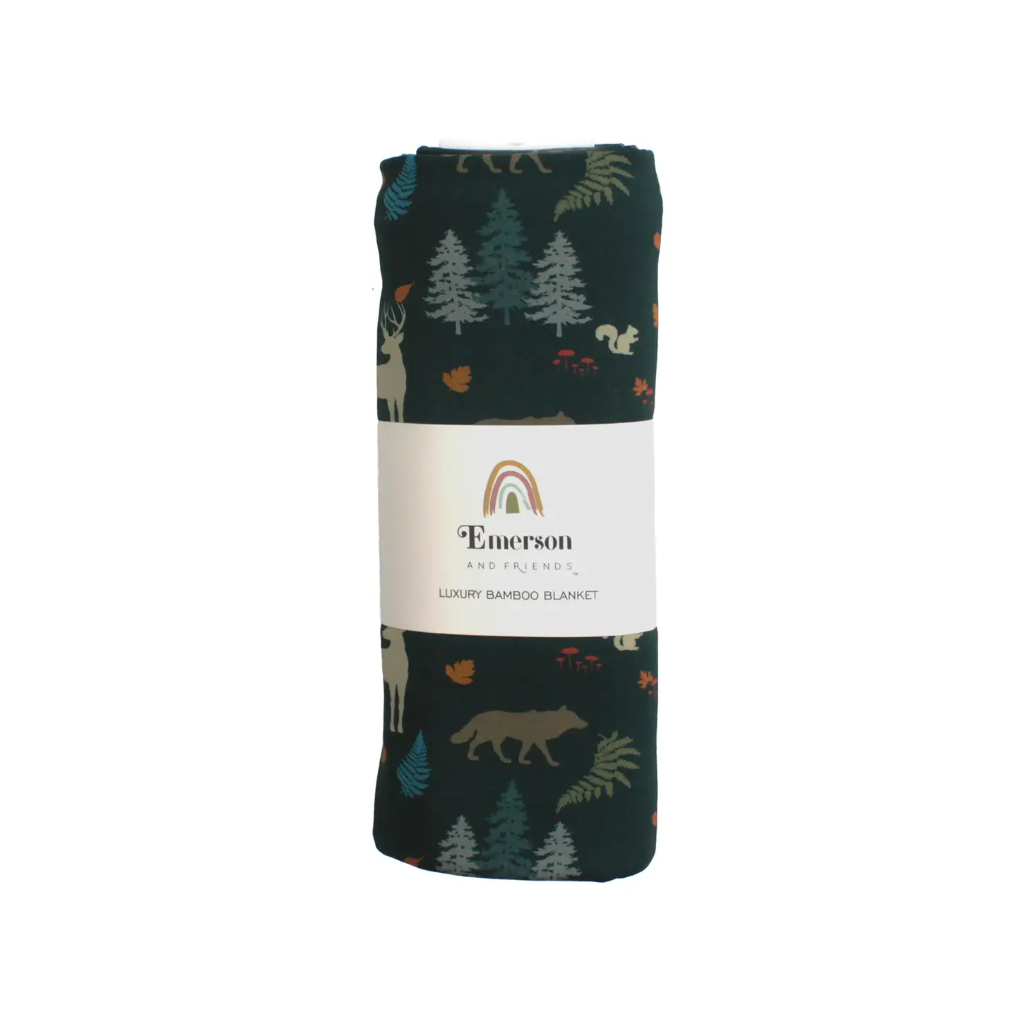 Luxury Bamboo Blanket Swaddle -Midnight Forest