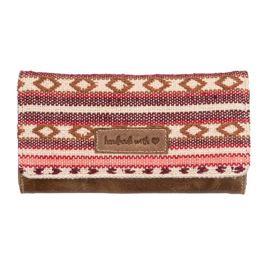 Rhubarb Striped Wallet