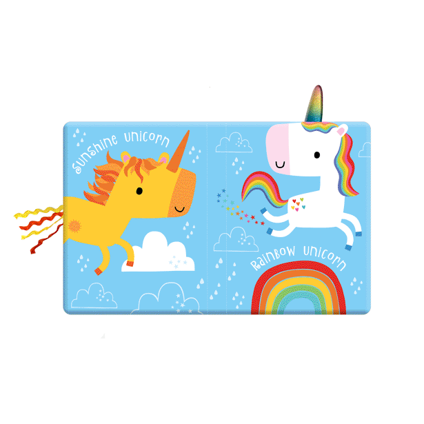 Unicorn Fun Crinkle Soft Baby Book