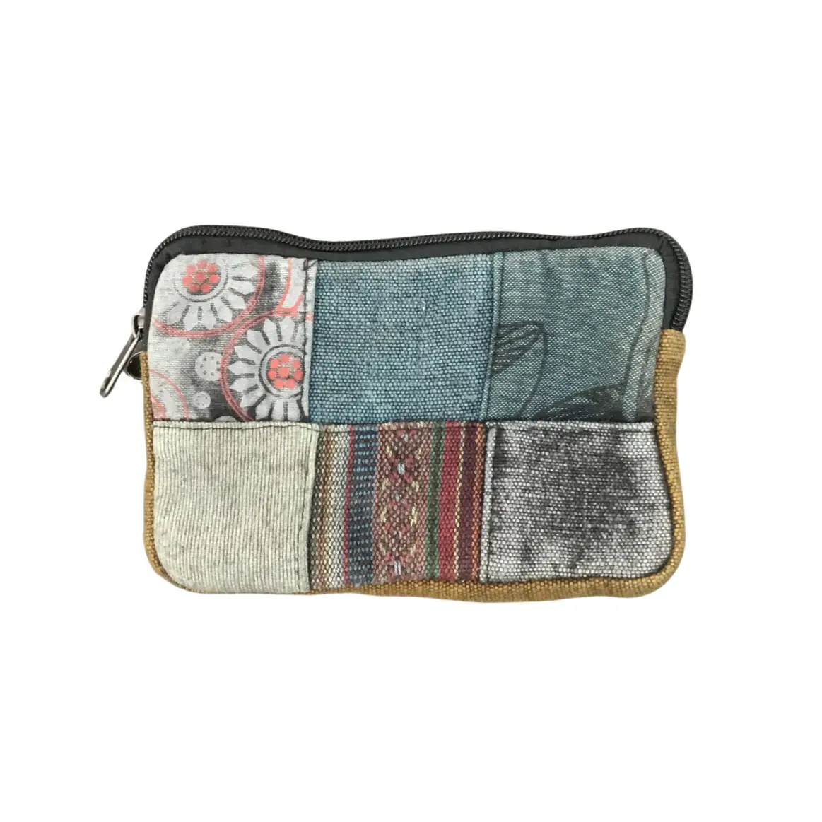 Daisy Embroidered Coin Purse