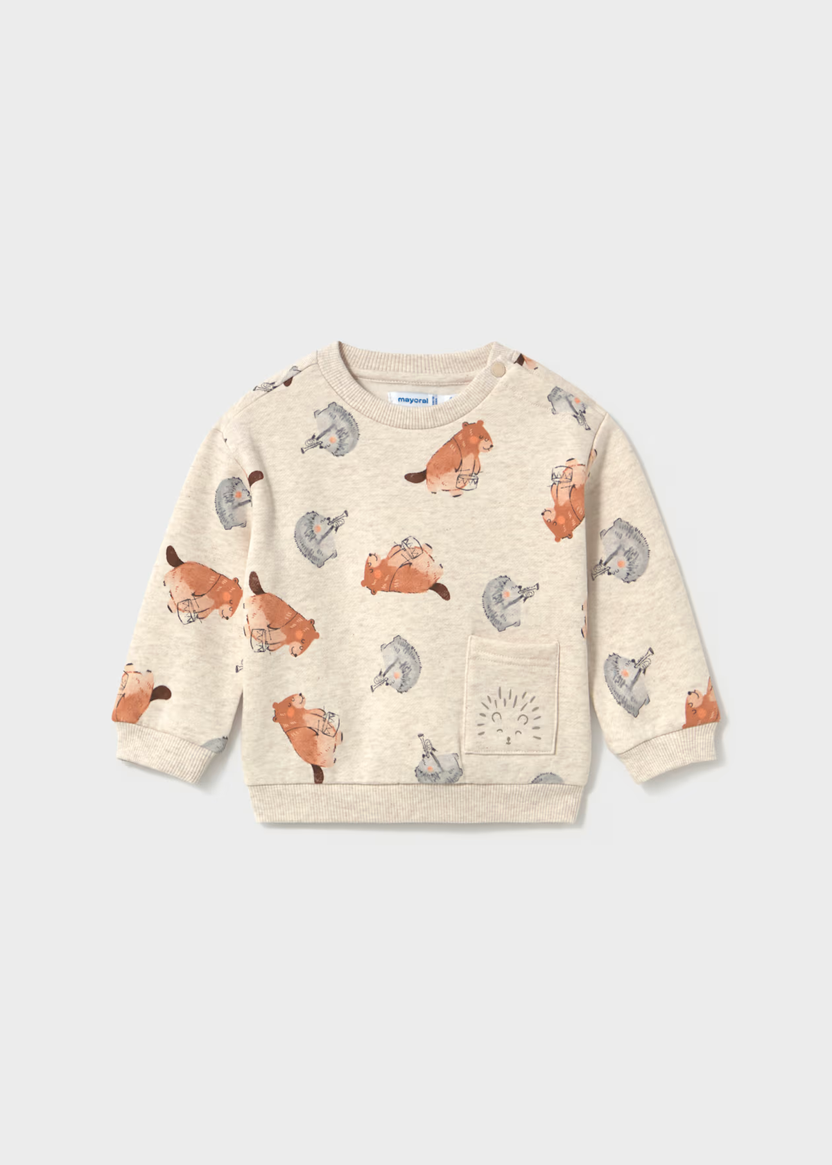 Baby Woodland Band Pullover