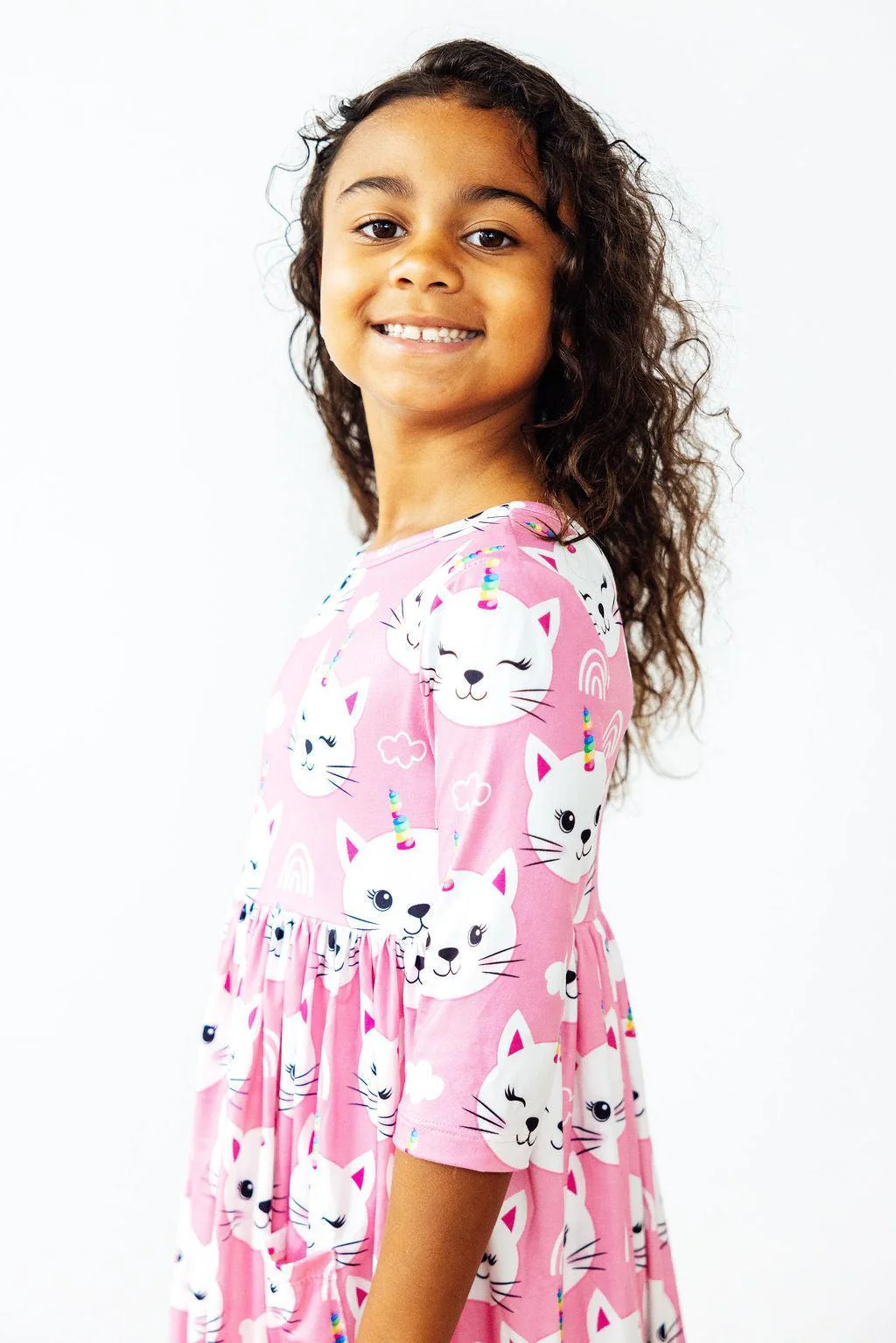 Unicorn Kitties Twirl Dress