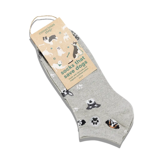 Ankle Socks That Save Dogs - Hound Headshots
