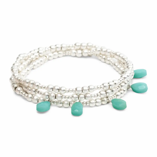 Metal Wrap Necklace/Bracelet/Anklet Timeless Silver