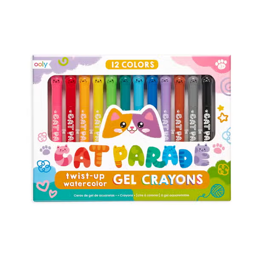 Cat Parade Gel Crayons 12