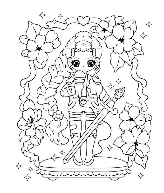 Unofficial Coloring Book for Kpop Demon Hunters