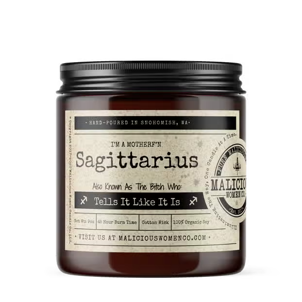 Malicious Sagittarius Candle