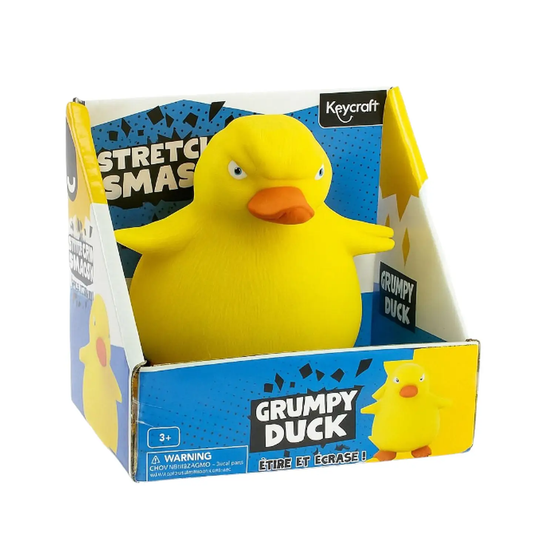 Stretch & Smash Grumpy Duck Sensory Toy