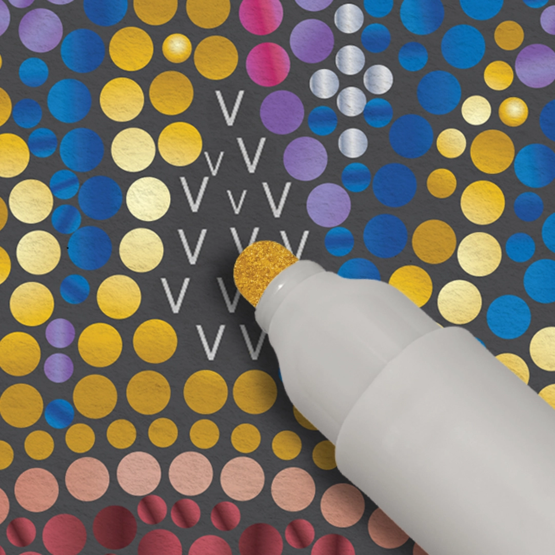 Flowart - Into the Galaxy-Metallic Ink