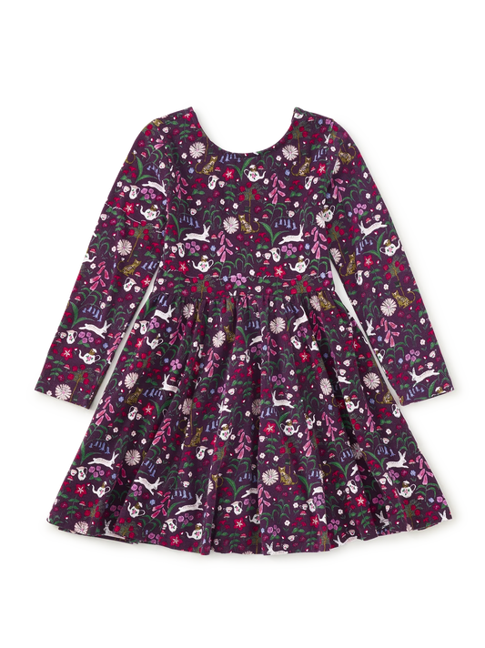 Girls Tea Party Floral Ballet Dress