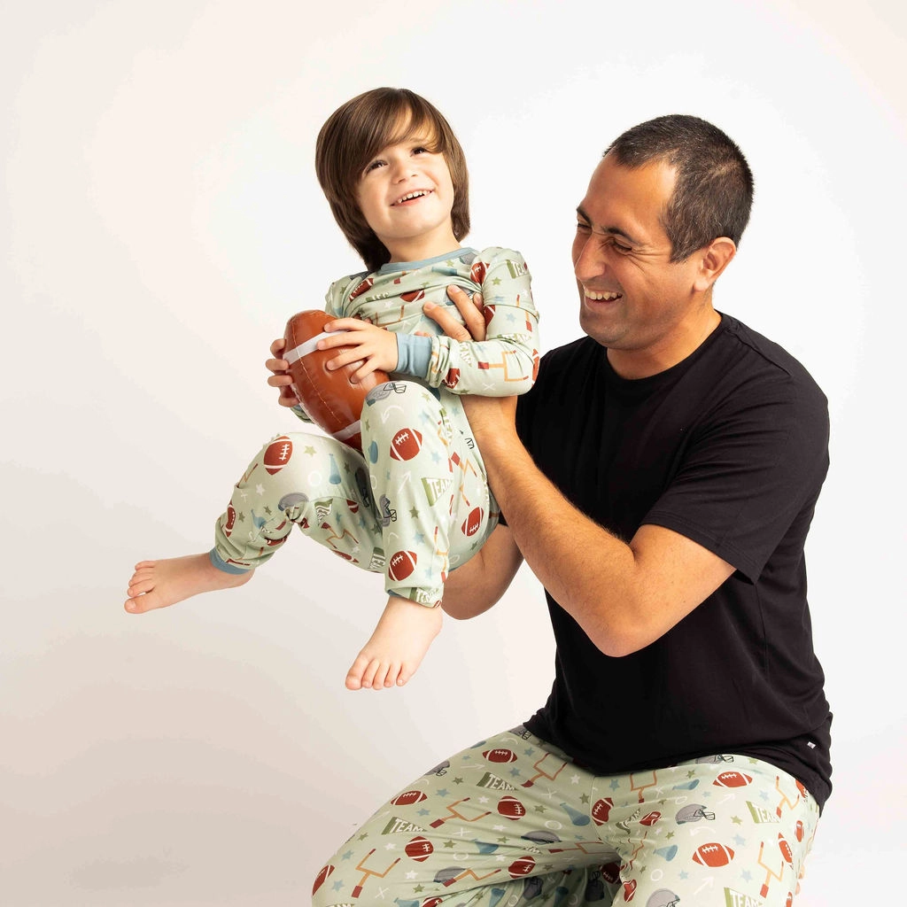 Football Game Day Bamboo Kids Pajamas