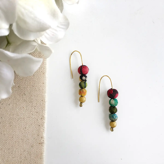 Kantha Kamla Earrings