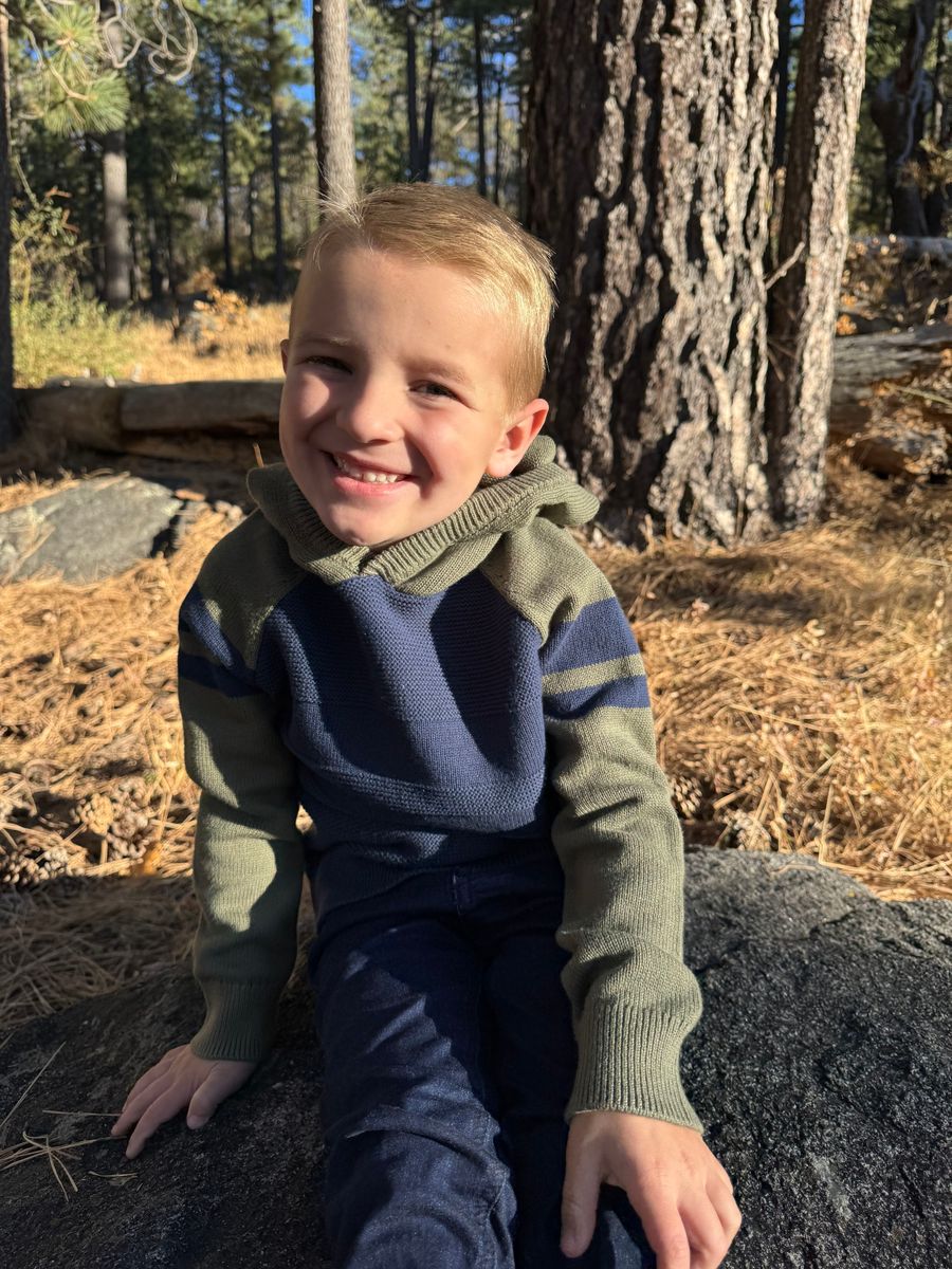 Boys Pedro Striped Hooded Sweater