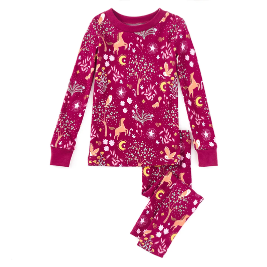 Girls Woodland Dreams Bamboo Blend Pajamas
