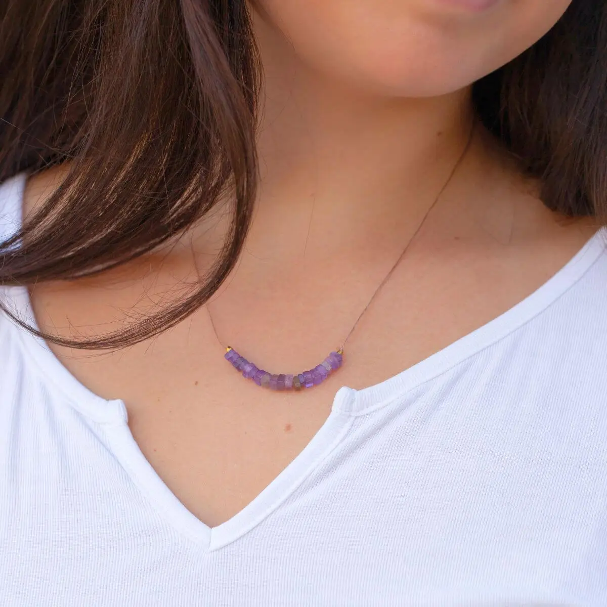 Amethyst Becoming Necklace For Fearless