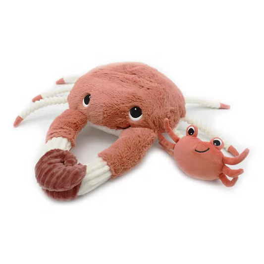 Les Ptipotos Crab & Baby - Terracotta