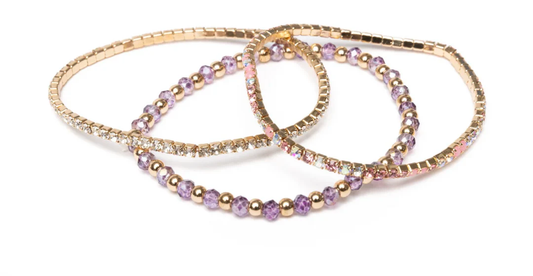 Girls Enchanted Elegance 3pc Bracelet Set