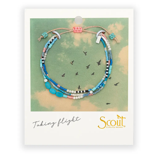 Mixed Media Bracelet - Taking Flight