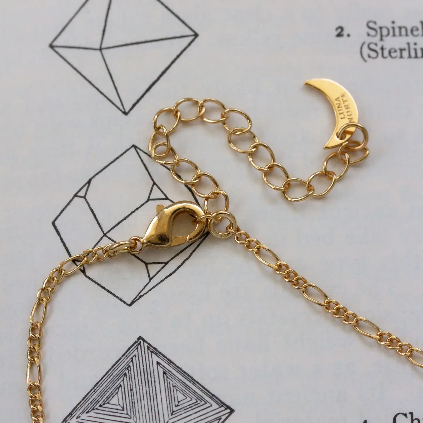 Secret Garden Gemstone Leaf Necklace