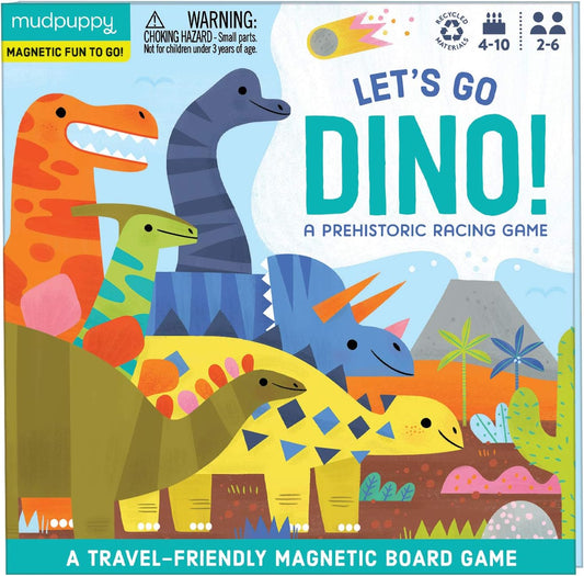 Let's Go Dino Magnetic Board Game