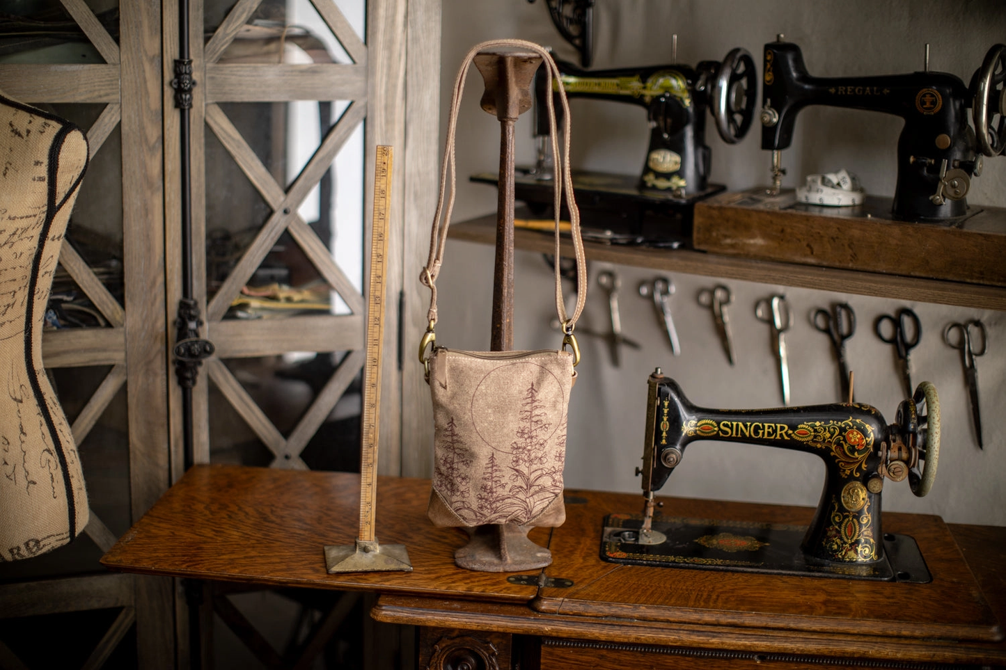 Fireweed Upcycled Canvas Small Sling Bag