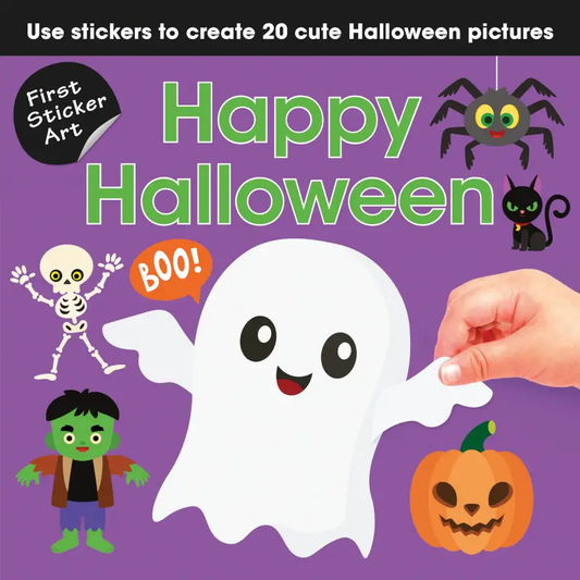 Happy Halloween: First Sticker Art Book