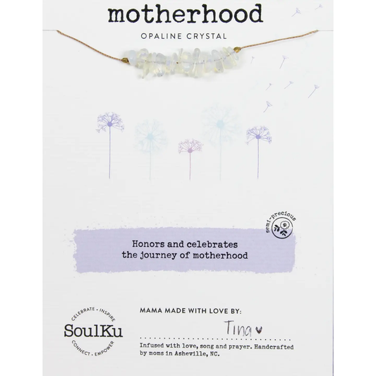 Seed Necklace - Opaline for Motherhood