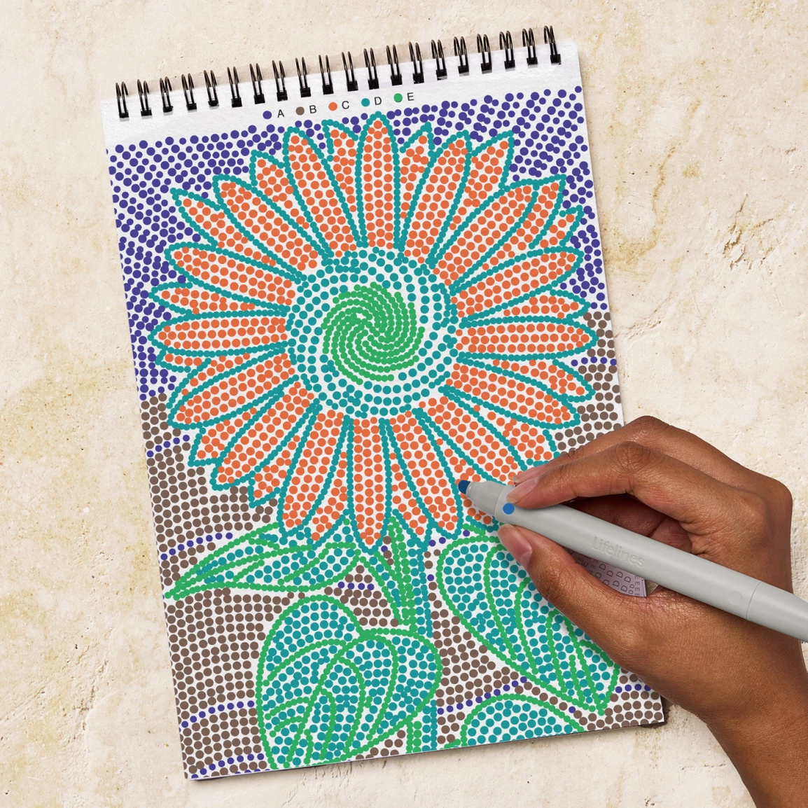 Flowart -Dot By Letter - Botanicals