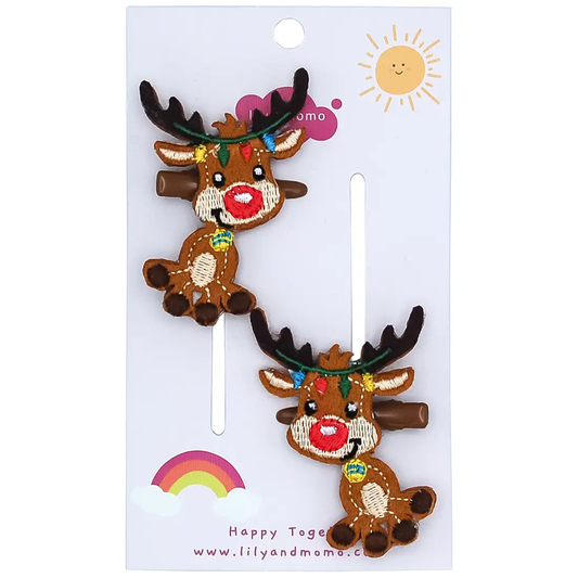 Christmas Reindeer Hair Clip