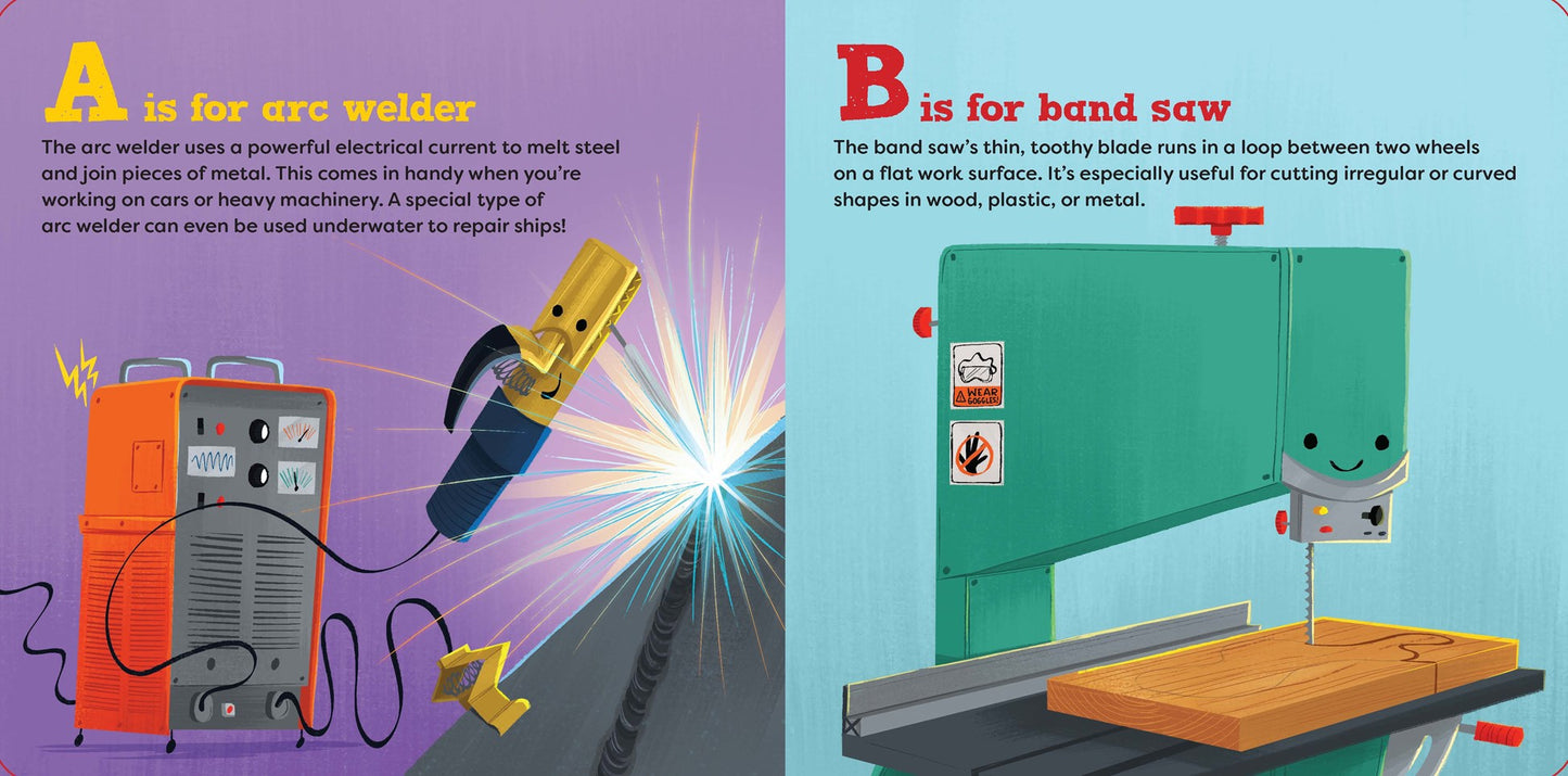 Power Tool Alphabet Board Book