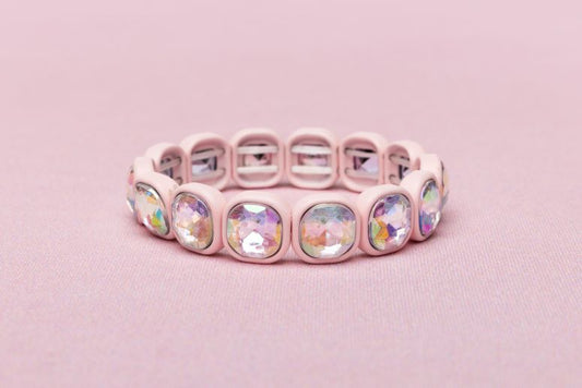 Girls Chic Swiftie Pink Gem Bracelet