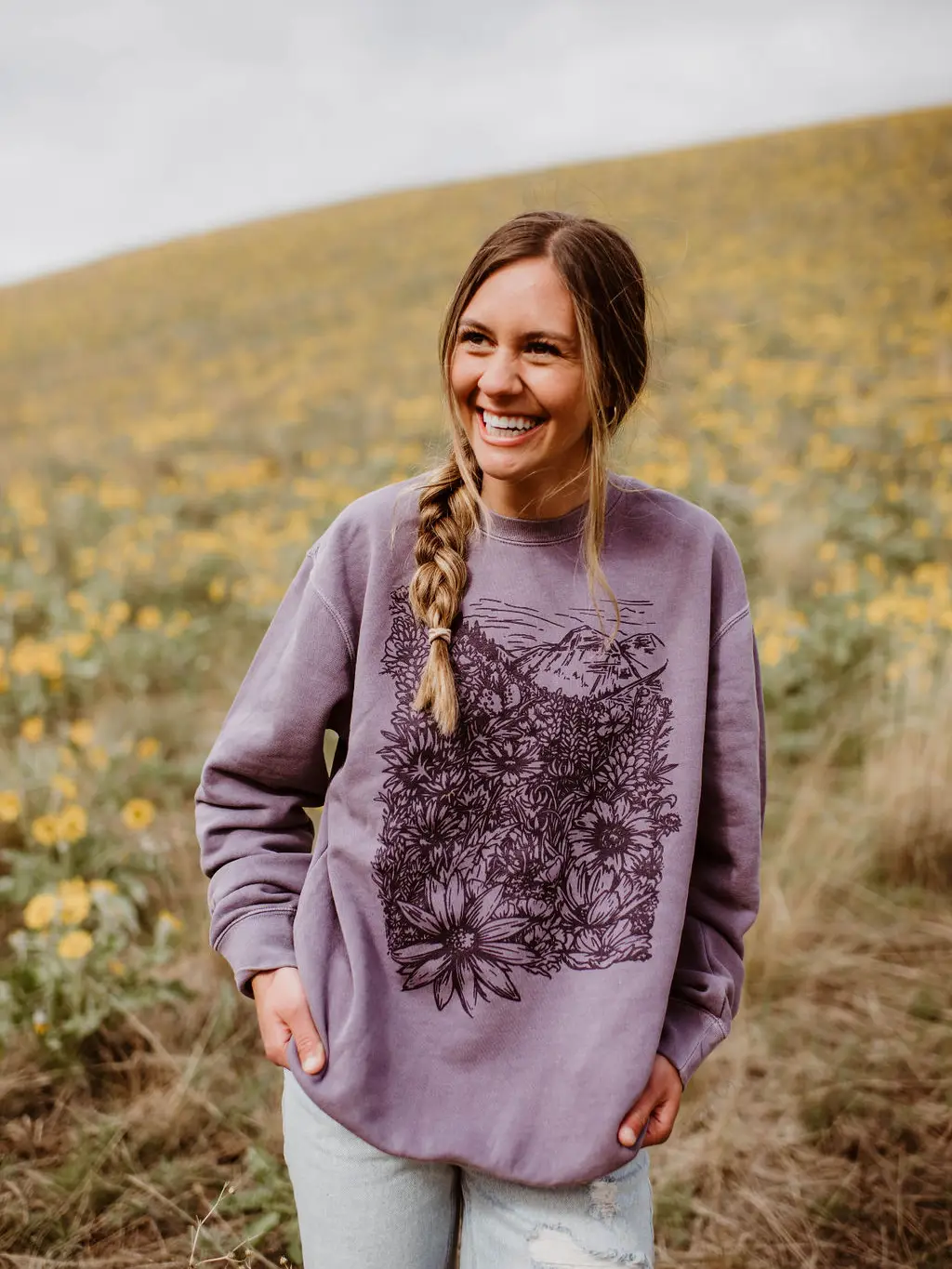 Flower Meadow Pullover