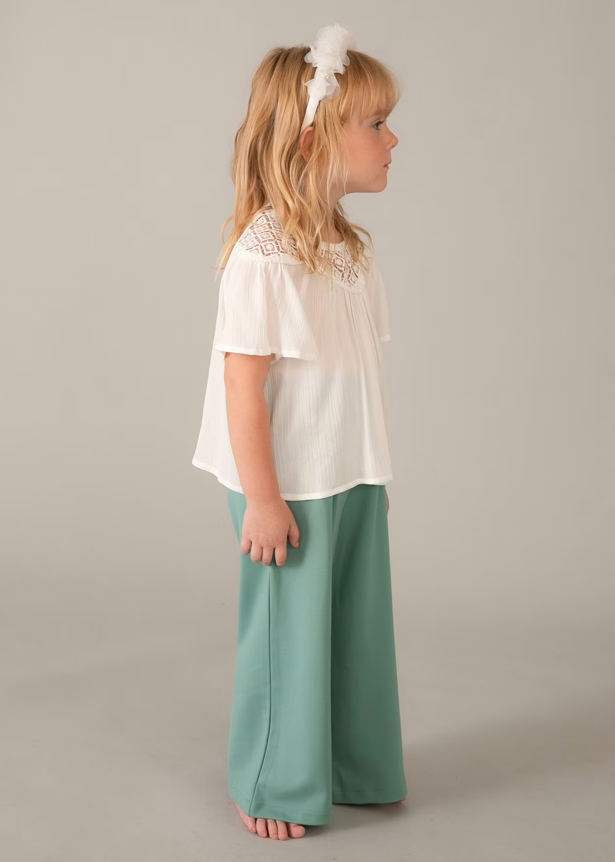 Girl Guipure Blouse