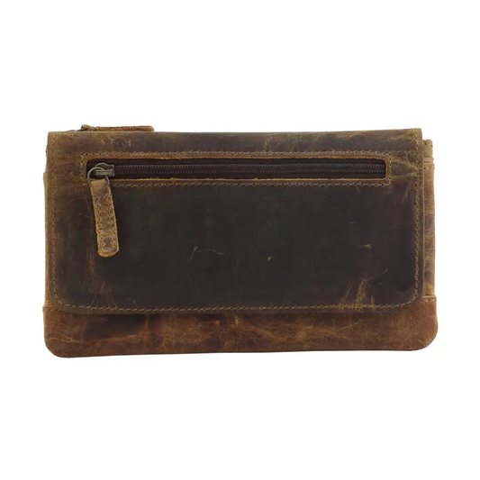 Oak Fire Leather Wallet