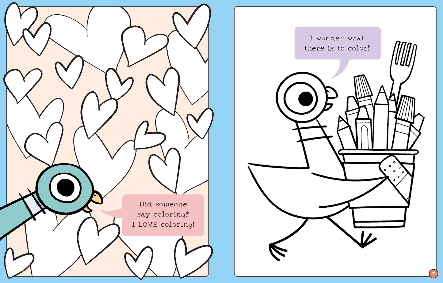 Don’t Let the Pigeon Color This Book!