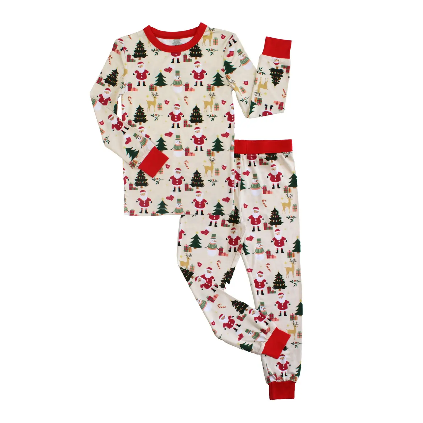 Cozy Christmas Bamboo Kids Pajamas