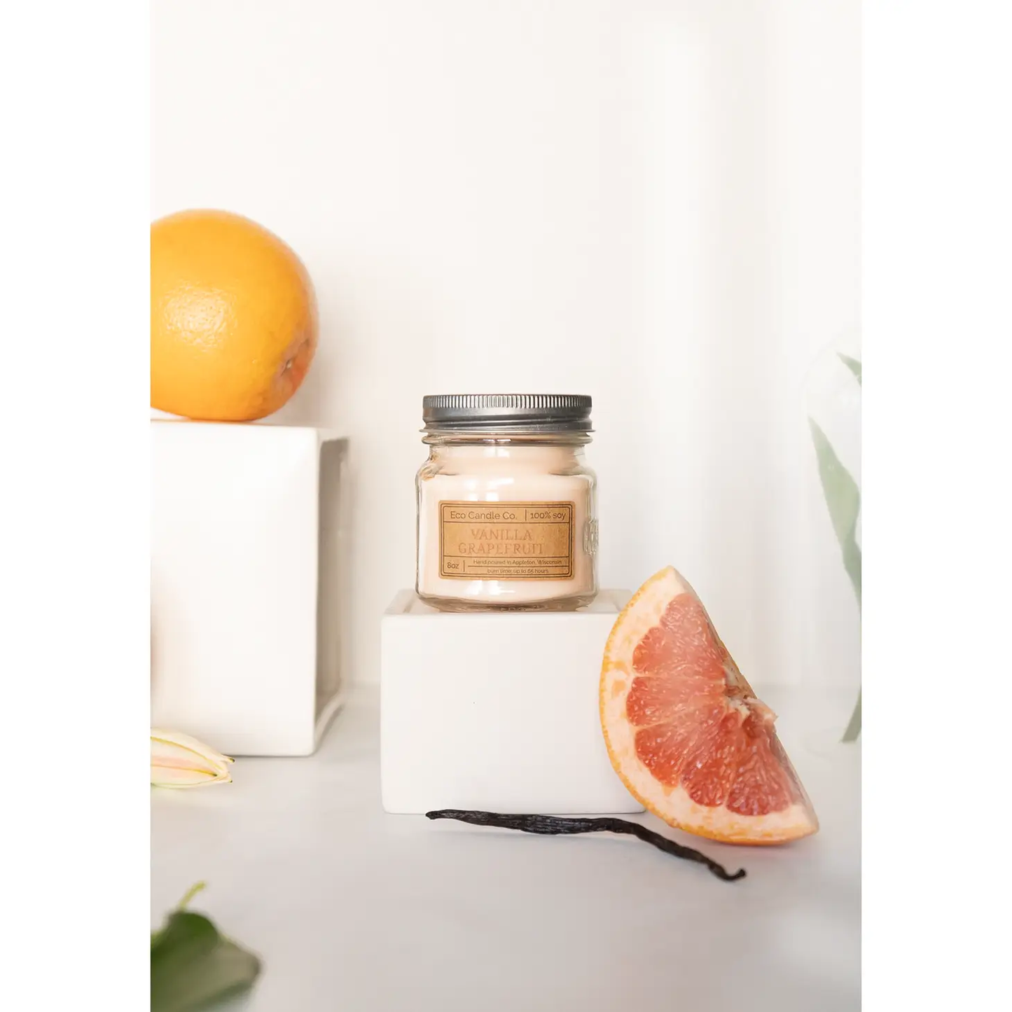 Mason Candle Vanilla Grapefruit