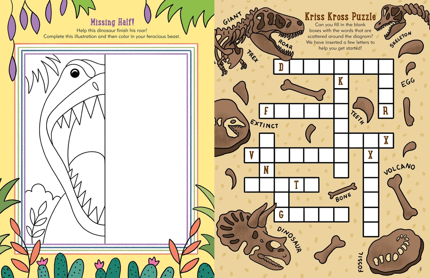 Dinosaur Activity Book