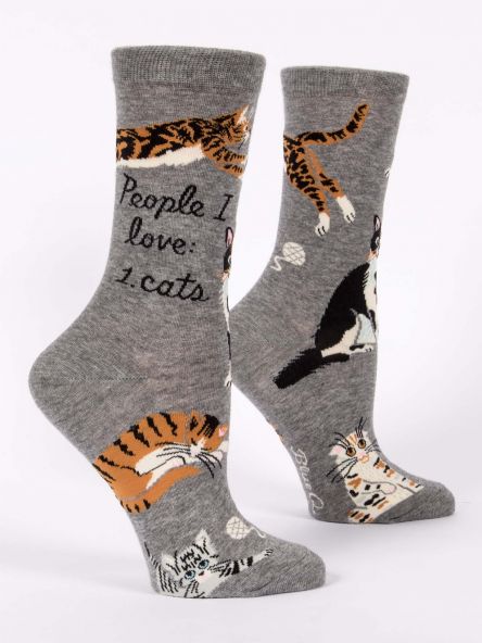 Crew Socks - People I Love: Cats