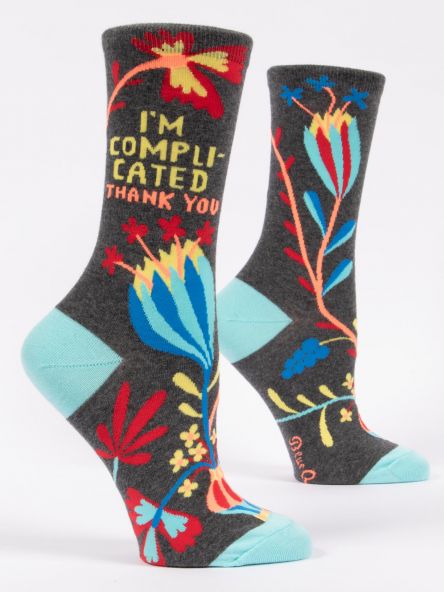 Crew Socks - I'm Complicated Thank You