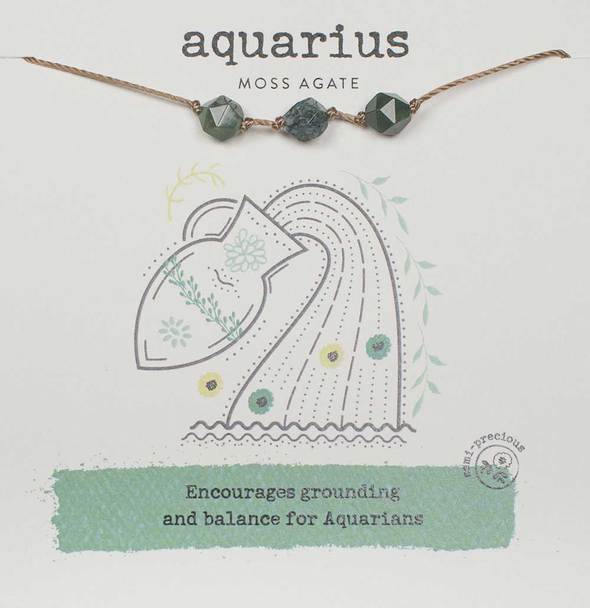 Zodiac Gemstone Necklace